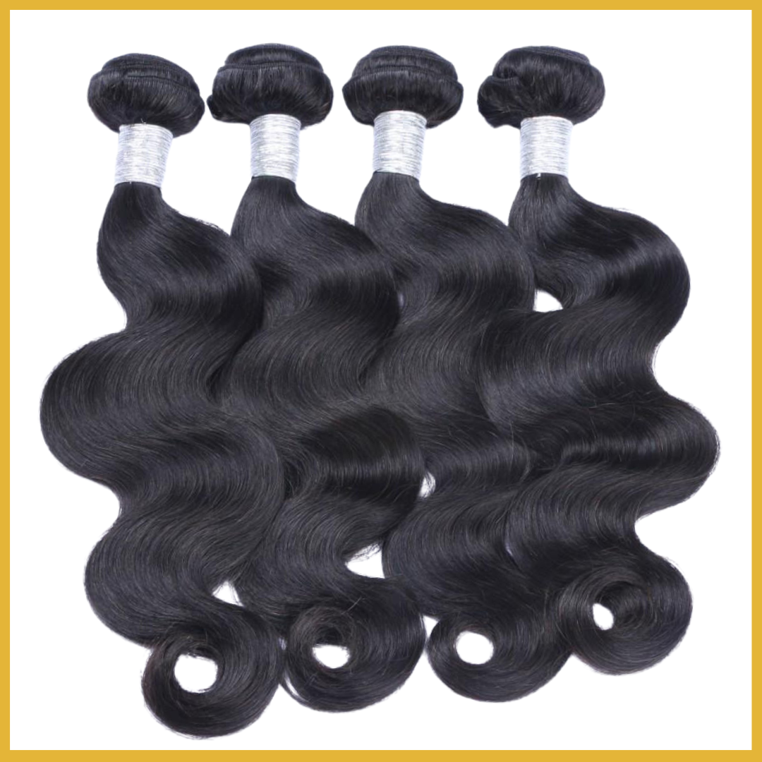 4 Bundle Deal - 1B Straight & Body Wave