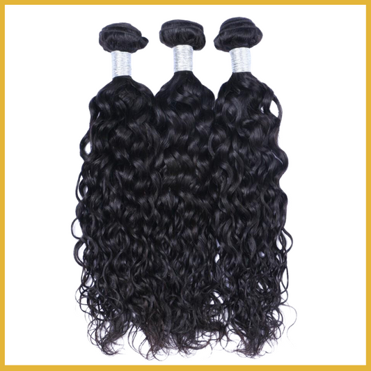 3 Bundle Deal - 1B Water Wave, Deep Wave, Italy Curly & Kinky Straight